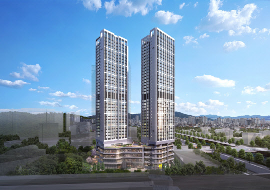 힐스테이트 DMC역 투시도.  <사진=현대건설>